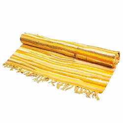 Small Rag Rug - 50x90cm - premium quality - Sunrise Oranges