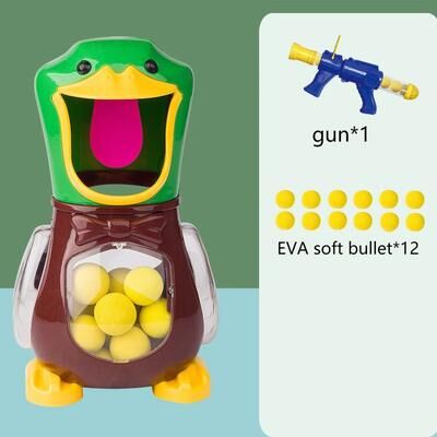 Uplift Picks Hungry Duck Shooting Game Toy With Electronic Scoring Target gun 1 (with Move)