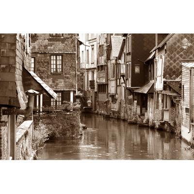 Fototapete PAPERMOON "Venedig Sepia", bunt, B:4m L:2,6m, Vlies, Tapeten