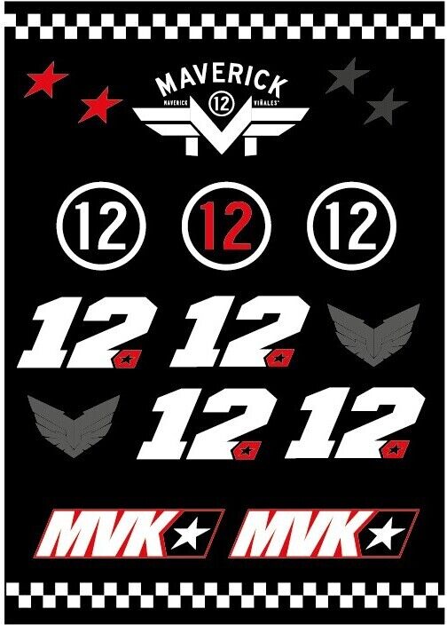 Stickers Ixon STI1 MVK 25 Nero taglia unica