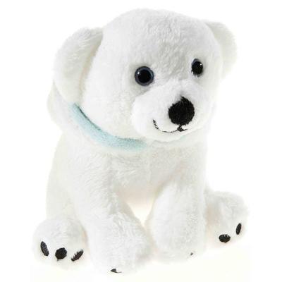 Heunec 134676 - Kapuzen-Kumpel Eisbär, Plüschtier, klein, 15cm