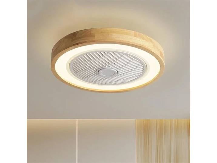 Style japonais Ultra-mince plafonnier en bois massif chambre principale lumière moderne minimaliste chambre salon LED luminaires