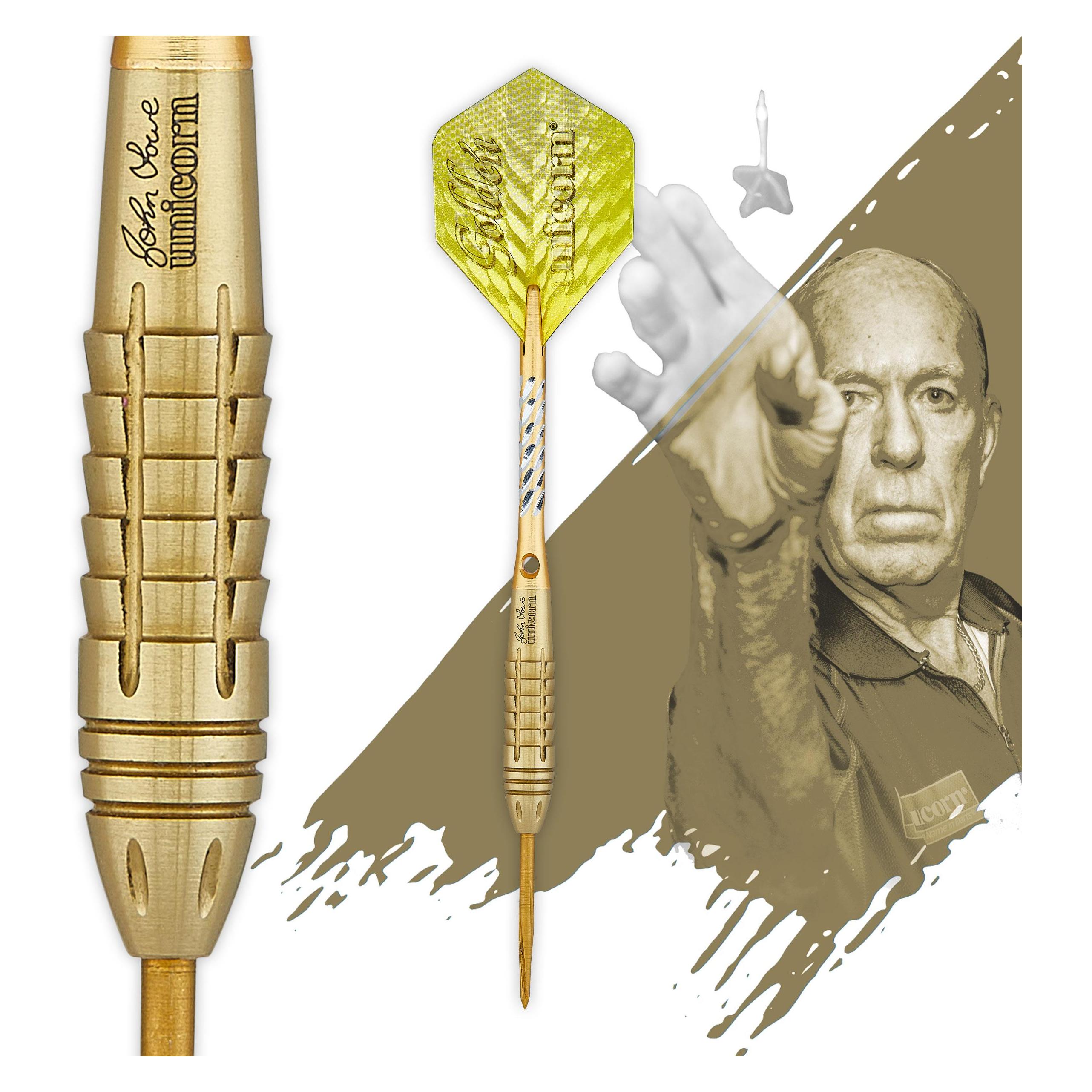 Unicorn World Champion John Lowe Phase 3 Steel Darts (21 g) (B0BSNJDFTL)