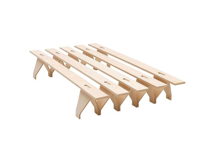 Tojo Futonbett, Buche, Holz, Buche, Schichtholz, 113x195 cm, in verschiedenen Größen erhältlich, Schlafzimmer, Betten, Futonbetten