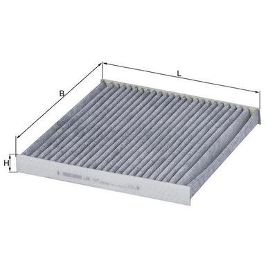 Mahle Filter, Innenraumluft [Hersteller-Nr. LAK107] für Volvo