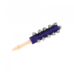 holzspielerei Schellenbaum mit 21 Glocken blau 279843
