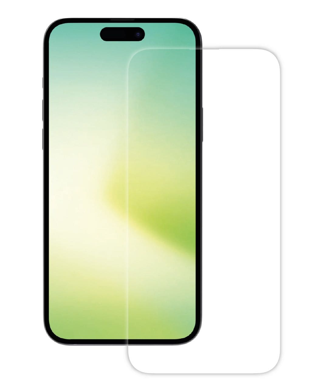 Vivanco Klare Bildschirmschutzfolie gehärtetes Glas 9H für Apple iPhone 15 Plus 2D 63940