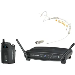 Audio-Technica ATW-1101 Komplettset inkl. Headset Beige & Funkadapter