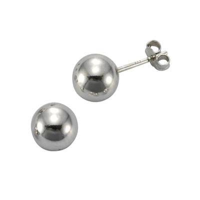 Paar Ohrstecker FIRETTI "Schmuck Geschenk Silber 925 Ohrschmuck Kugel" Gr. 6, silber (silberfarben), Ohrringe, Damen, 6, Silber 925 (Sterlingsilber)