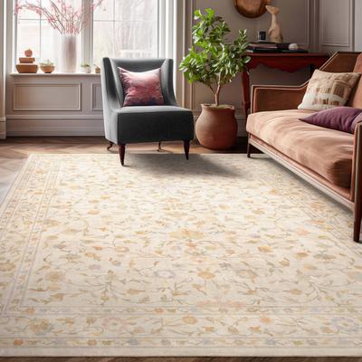 Well Woven Apollo Serapi Yazd Traditioal Floral Flat-Weave Area Rug