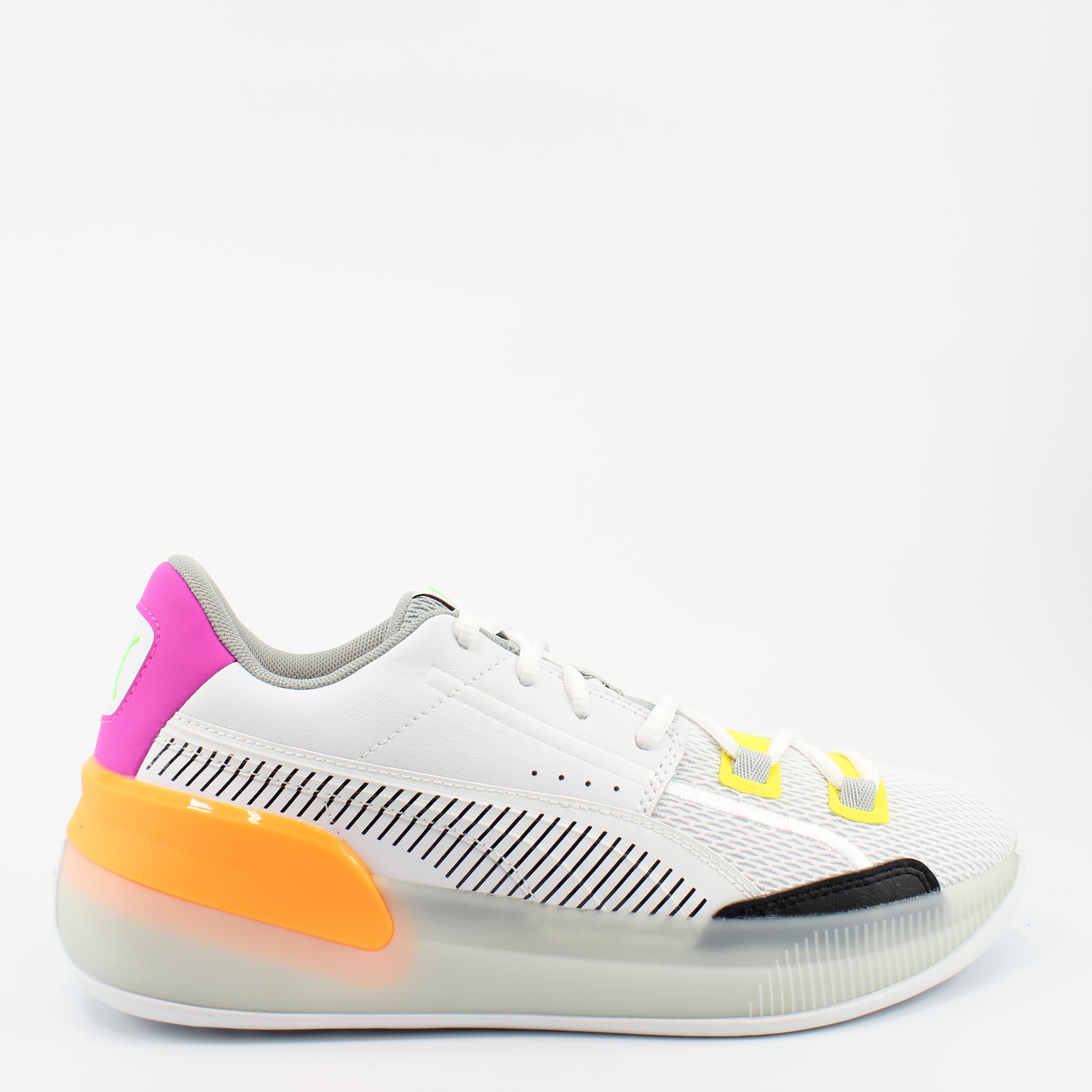 Puma Clyde Hardwood Retro Wit Synthetisch Unisex Lace Up Trainers 194045 01