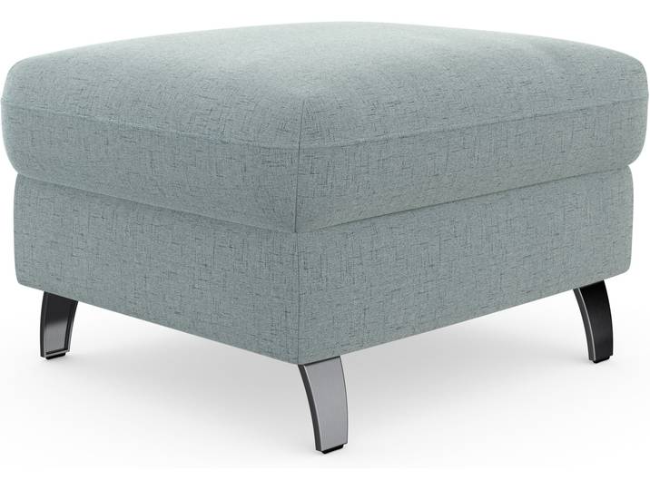 Stauraumhocker, Holz teilmassiv, Blau (Aqua), 66×48×76 cm, Mit Stauraum, Modern, SIT & MORE