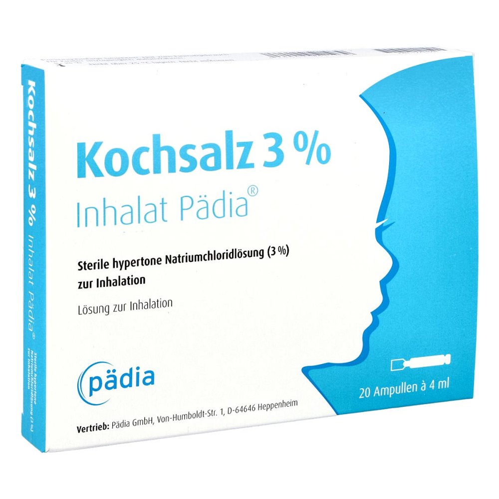 Pädia GmbH Kochsalz 3% Inhalat Pädia Ampullen 17231608