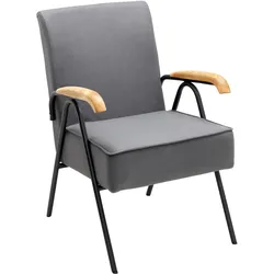 Sessel Nati Grau Mikrofaser