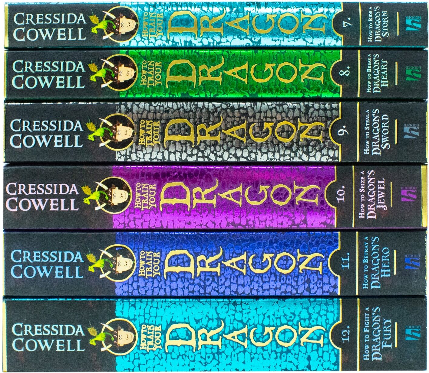 Hodder Children's Books How to Train Your Dragon 6 Books Collection Set Book 7 to 12 By Cressida Cowell