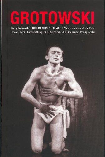 Jerzy Grotowski - Für ein Armes Theater - Preis vom 17.10.2026 19:25:27 h