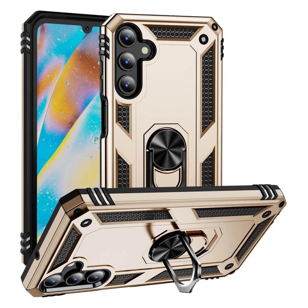 Cover-Discount Galaxy A15 - Armor Case mit Kickstand gold (Samsung Galaxy A15) (660167103C)