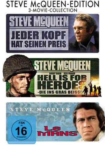 Katzin, Lee H. - Le Mans / Jeder Kopf Hat Seinen Preis / Hell Is For Heroes - Die Ins Gras Beißen [3 DVDs] - Preis vom 09.10.2026 07:28:09 h
