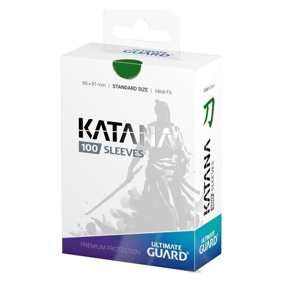 Ultimate Guard Kartenhülle Katana Sleeves Standardgrösse Grün 100 (UGD010110)
