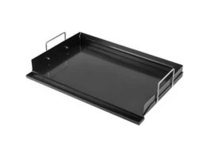 VEVOR Plancha pour Barbecue en Acier au Carbone, Plaque Plancha 61x41 cm, pour BBQ Cuisinière à Gaz, Surface Plane Pré-culottée, Plaque de Cuisson Antiadhésive avec Poignée, Répartition Homogène