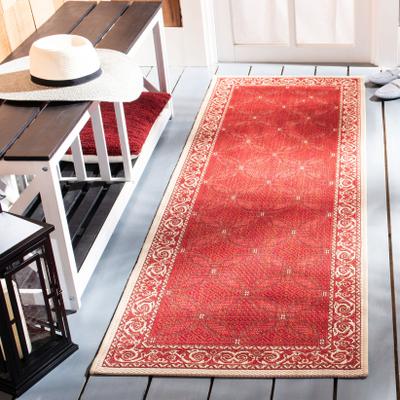 SAFAVIEH Courtyard Laurene Waterproof Patio Backyard Rug