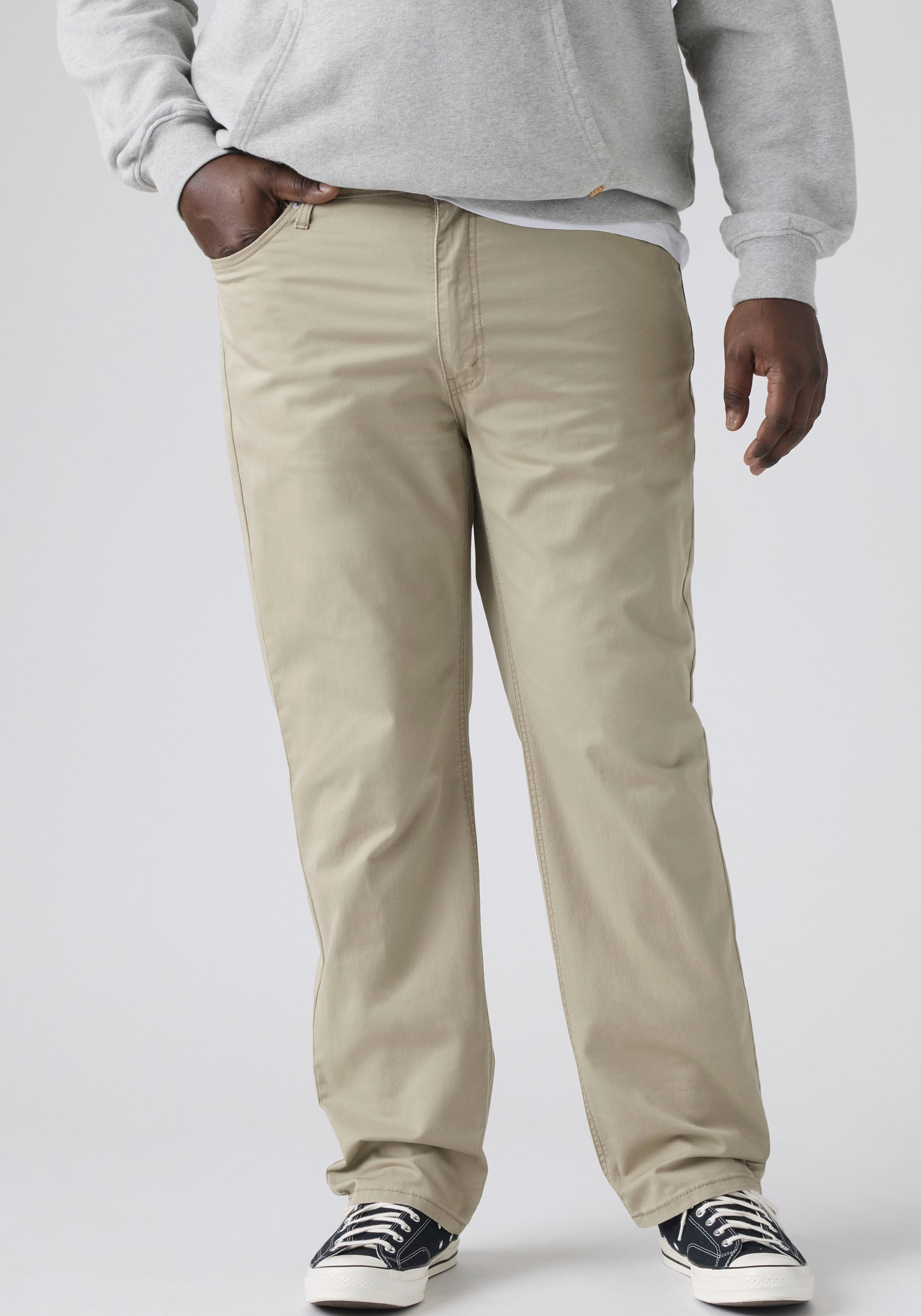 Regular-fit-Jeans LEVI'S PLUS "541 TAPERED", Herren, Gr. 48, Länge 32, true chino s twll, Denim/Jeans, Obermaterial: 98% Baumwolle, 2% Elasthan, regular fit knöchellang, Jeans Regular-fit-Jeans, im Five-Pocket Style true chino s twll 48, Länge 32