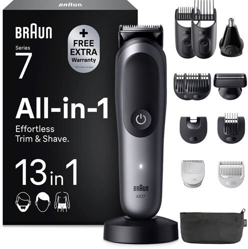 Braun Aparador MultiGroom  MGK7560 Series 7 - 13 em 1  Barba  Cabelo  Corpo