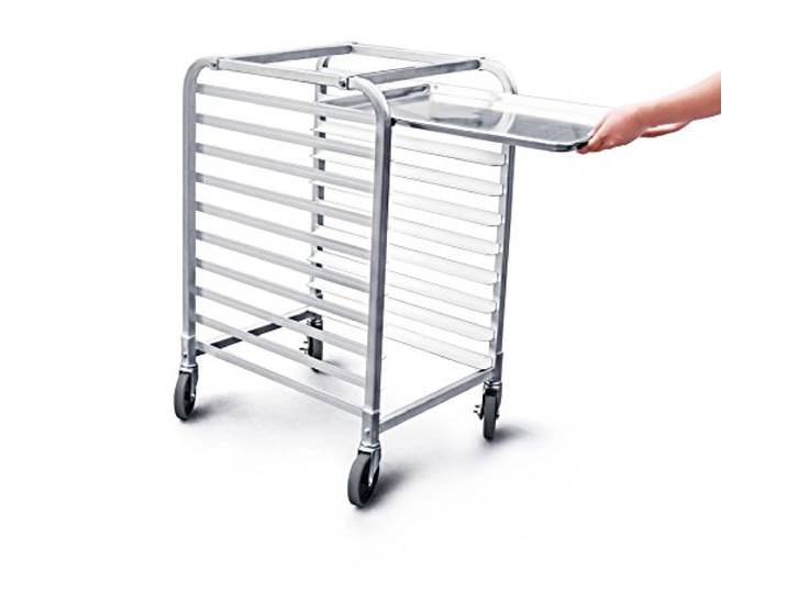 'NEW STAR 36510 Aluminium 10-tier gewerblichen Küche Bun Pfanne Tabelle Pfanne Rack, 26 von 20 von 96,5 cm