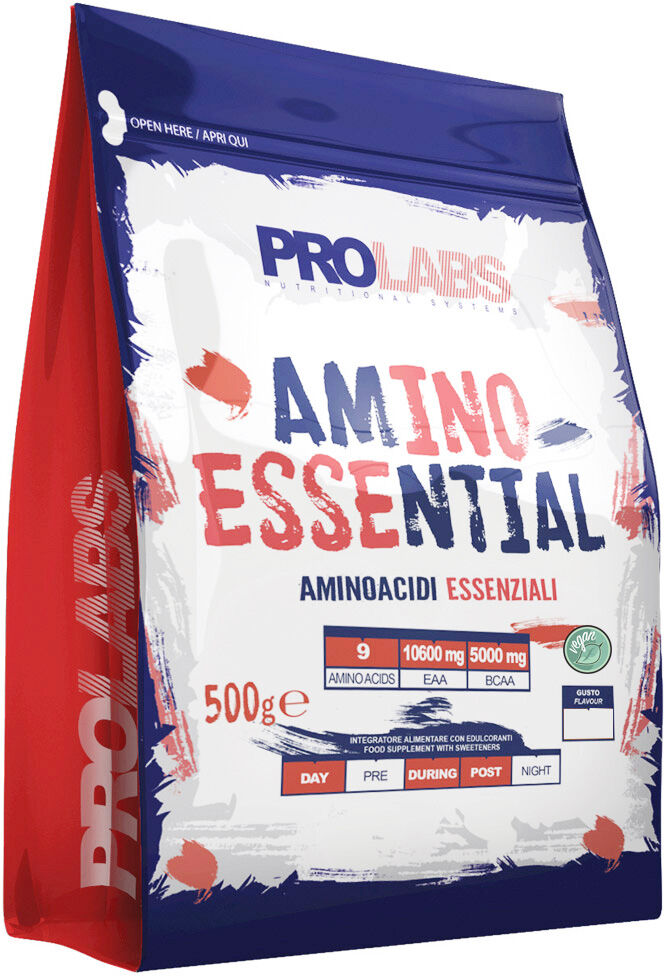 prolabs amino essential busta 500 gr arancia