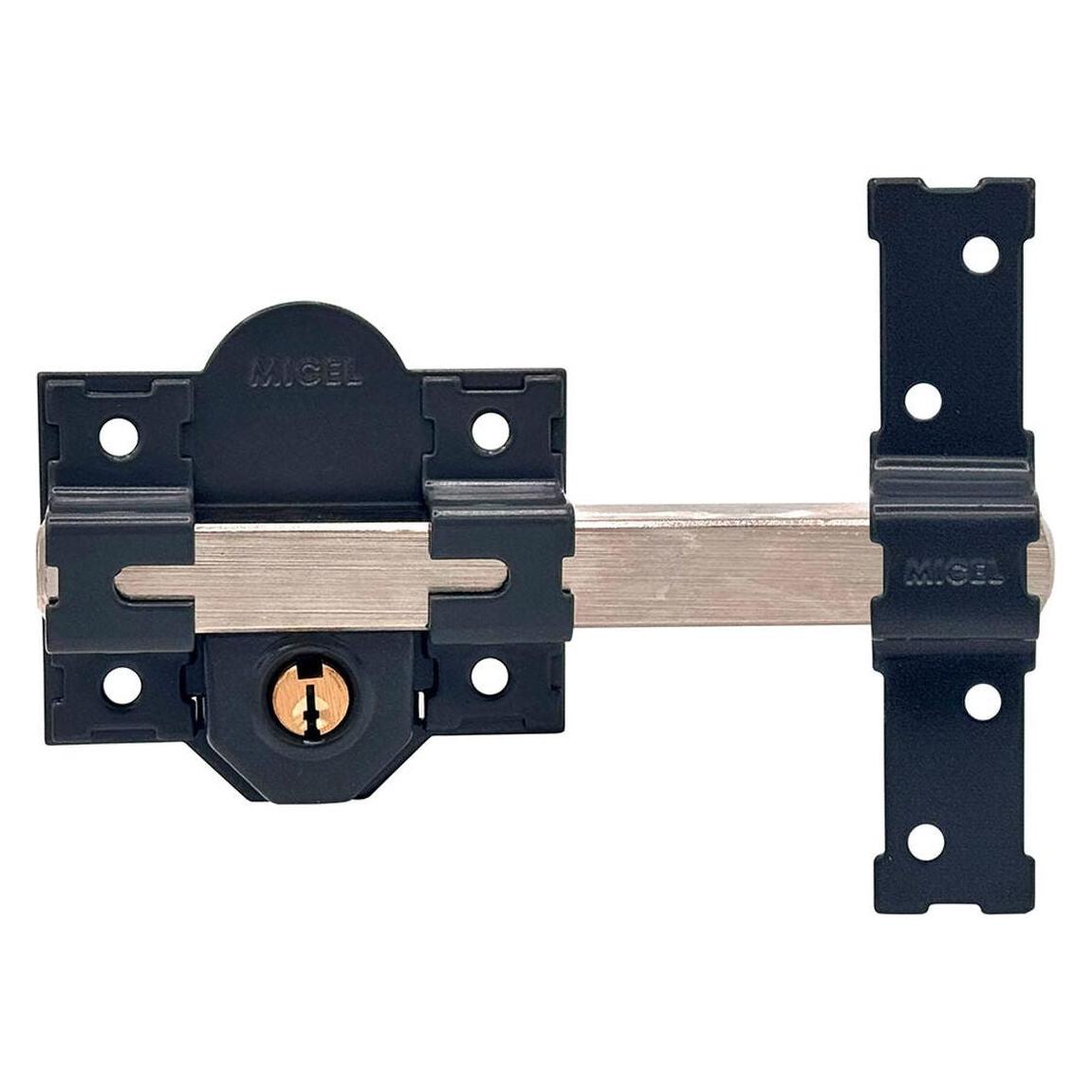 Micel Sicherheitsschloss crr09 86l/50 Stahl Grau 50 mm obenauf legen (Halbzylinder) (63027247)