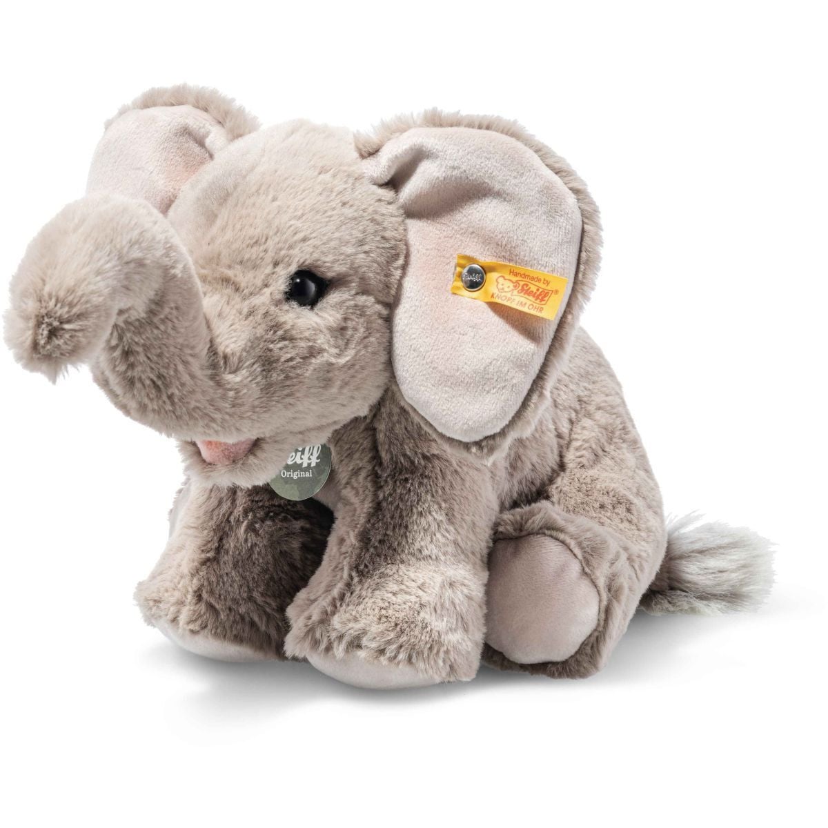 Steiff knuffelelefant Edie, lichtgrijs, 24 cm