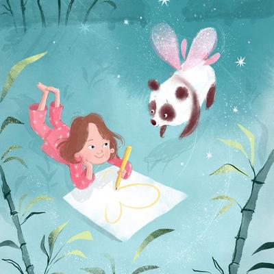 The moon girl and her panda - Marina Babanskaya, Audio, 9789189249349