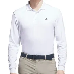 adidas Golf Ulti CR Herren langarm Polo weiss