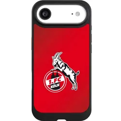 Nivocase Hülle für Apple iPhone Air Handyhülle NIVOcore Case Schwarz 1. FC Köln EffZeh Offizielles (Apple iPhone Air), Smartphone Hülle, Schwarz