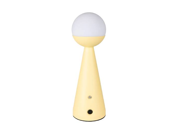 Wiederaufladbare & kabellose Design Tischlampe „Bello“ Lemon Zuiver