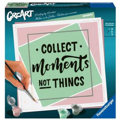 Ravensburger CreArt - Malen nach Zahlen 20270 – Collect Moments, not Things – ab 12 Jahren