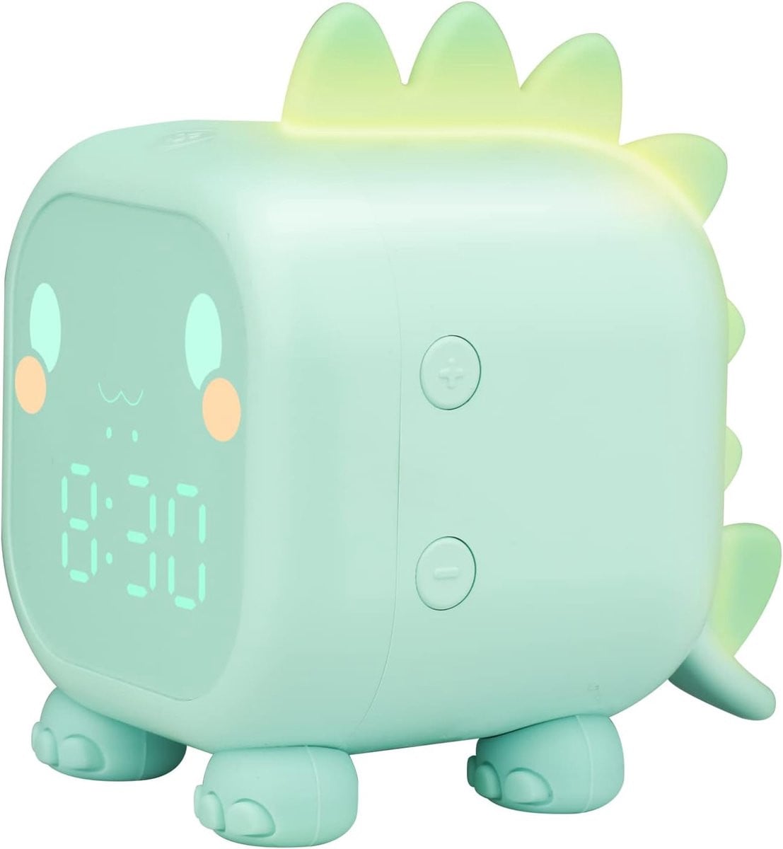 Oneay Digitale wekker voor kinderen met dinosaurus-thema - Multifunctionele en creatieve wekker voor scholieren