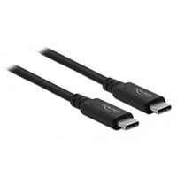 USB4 Gen 2x2 Kabel, USB-C Stecker > USB-C Stecker schwarz, 2 Meter, PD, Laden mit bis zu 100 Watt