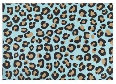 Evergreen 42 in. x 26.5 in. Blue Animal Print Layering Mat