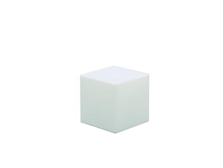 Cube Lumineux intérieur extérieur Cuby 43 cm Recharge solaire + Batterie Rechargeable
