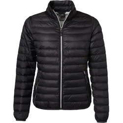 James & Nicholson Damen Daunenjacke Stepp-Jacke JN1139 black/silver S