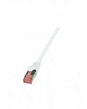 LogiLink PrimeLine Patch-Kabel RJ-45 M M 20 m SFTP PiMF CAT 6 halogenfrei weiß (CQ2111S)