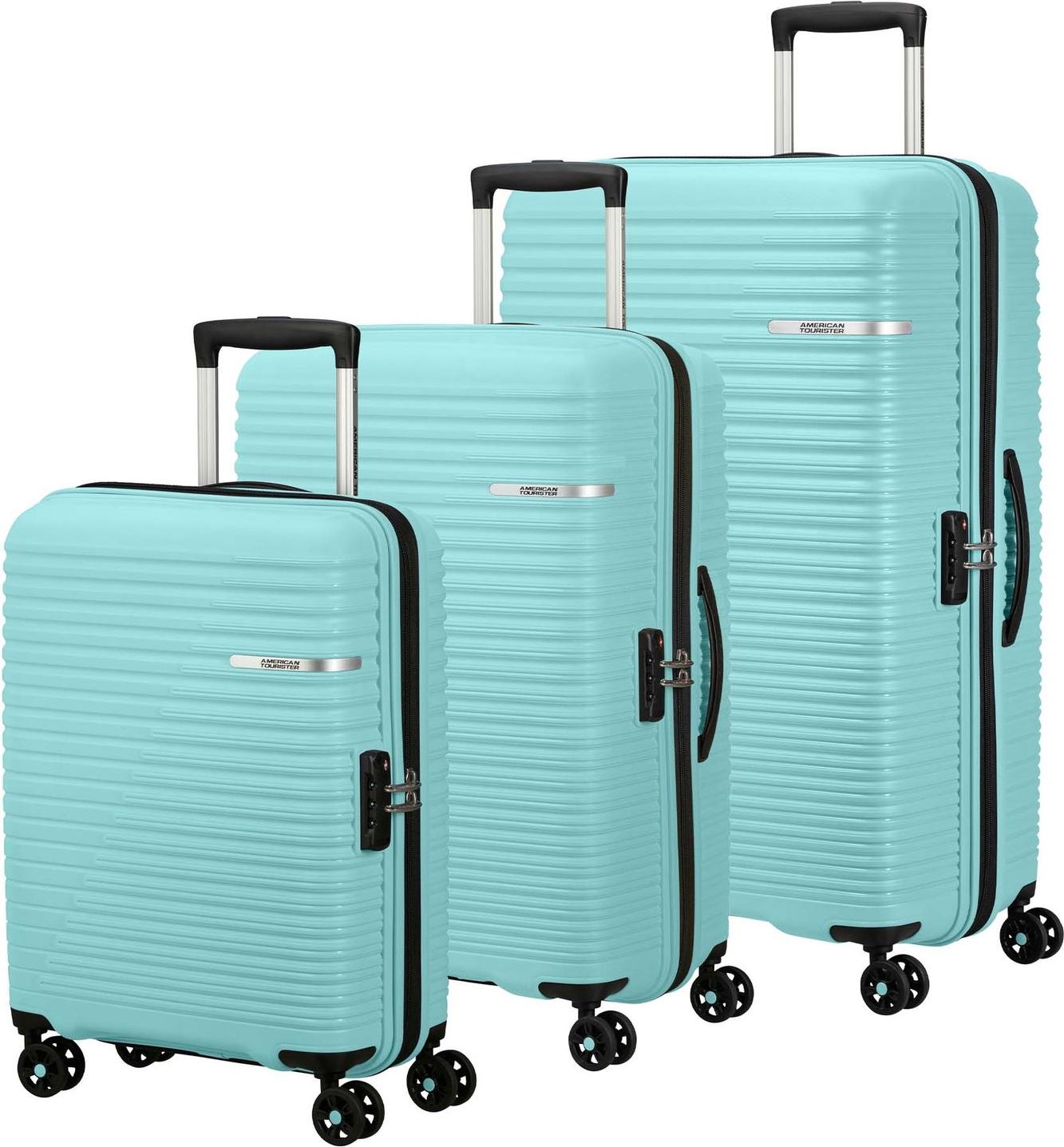 American Tourister Trolley Liftoff 3 PC Set D Summer Blue hellblau 79cm