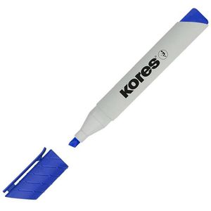 Kores Whiteboardmarker ECO XW2, blau, Keilspitze, Strichbreite 3-5mm, abwischbar