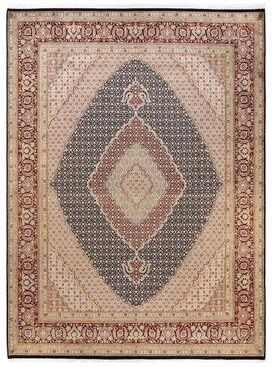 Overton Hand Knotted Wool Vintage Inspired Traditional Mogul Blue Area Rug - 9 x 12