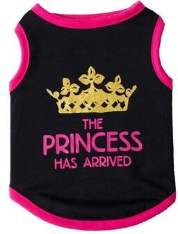 Inspired Finds PrincessPaws Summer Cotton Cat Vest For Sphynx, Garfield & Small Pets black Princess xl