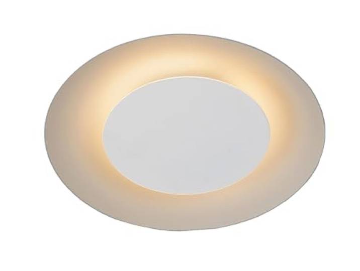 LUCIDE FOSKAL - Plafonnier - Ø 21\,5 cm - LED - 1x6W 2700K - Blanc