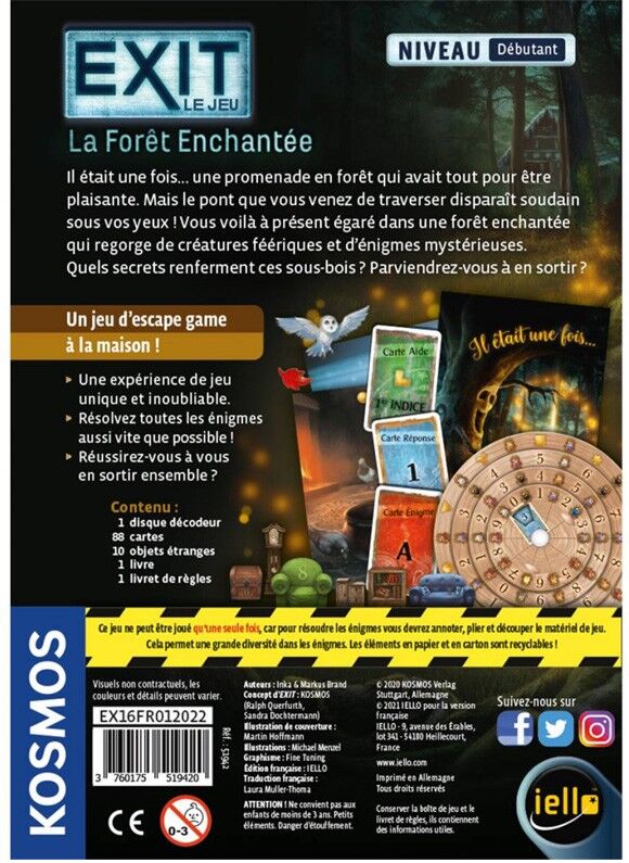 Kosmos Exit - La Forêt Enchantée (Débutant)