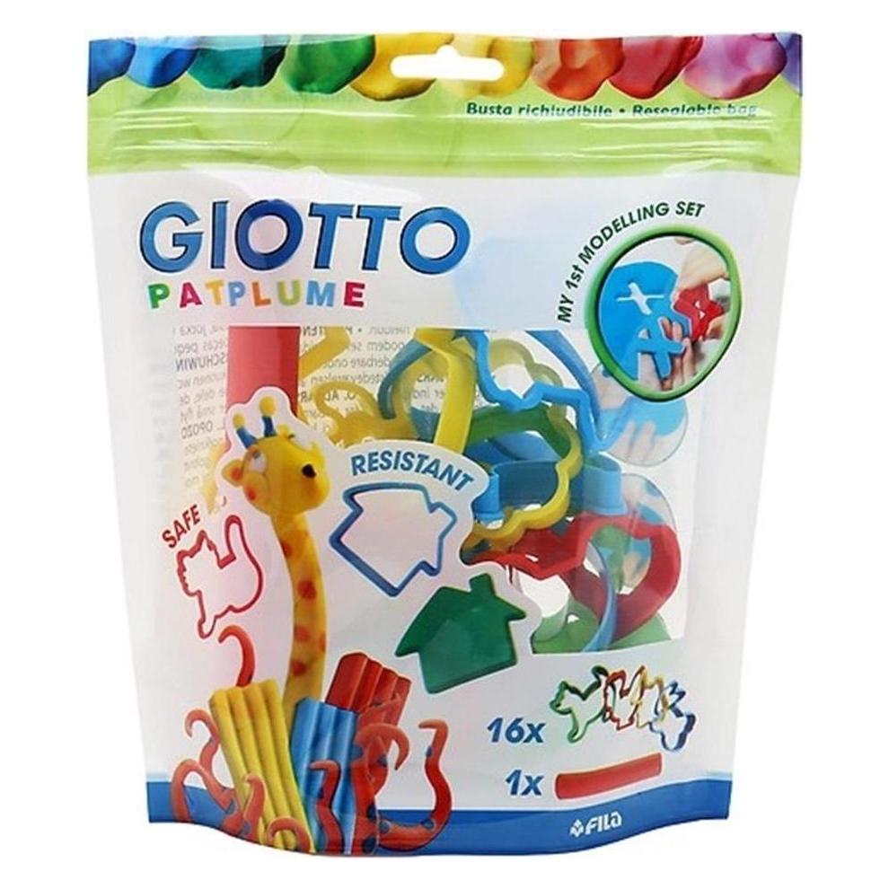 Giotto Set Plastilinformen 16 Stück + Rolle (385073)