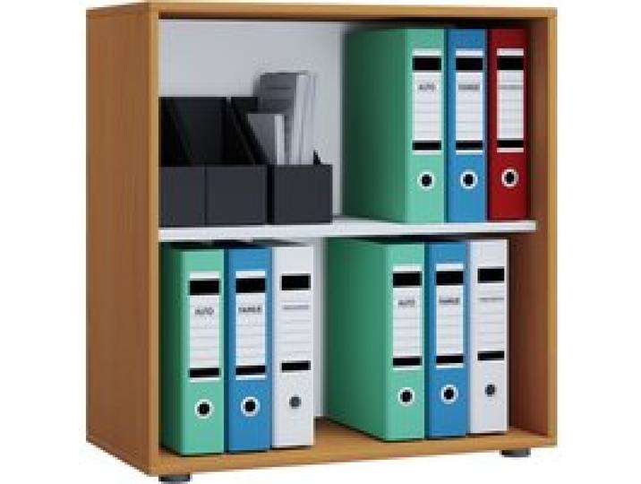 VCM Étagère de bureau Lona (sans portes, imitation hêtre, L)